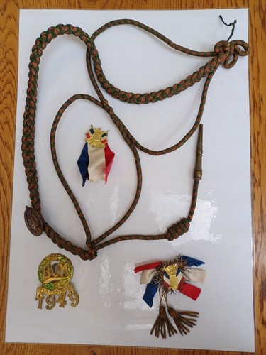 Fourragère insignes - fourragère, et