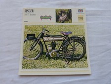 Fiche Photo Moto : SINGER 500 TT roadster 1913