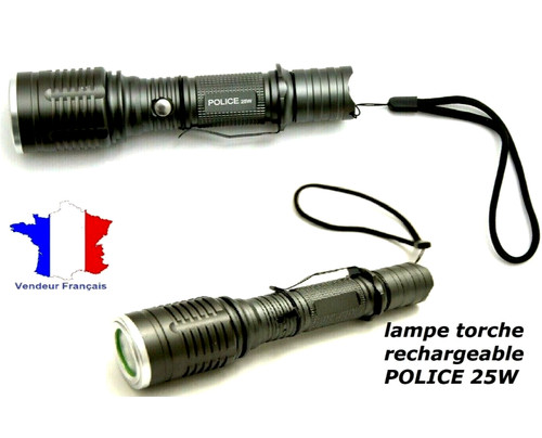 Lampe torche police cree - torche, 25
