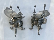 2 Beautiful Antique Burmese Burmese Perfumes - 2 Beautiful Old Burmese Incense Burners