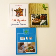 Lot 3 Livres TUPPERWARE La