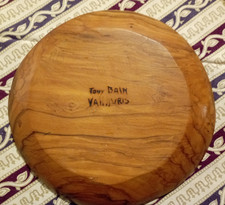 Assiettes en bois Vallauris