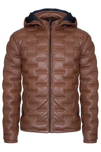 Veste cuir matelassée - en, pour