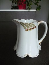 pot à lait porcelaine allemande-rosenthal-blanc et or ancien