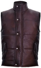 Gilet Sans Manches En Cuir