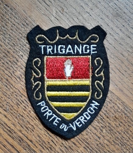 Ecusson brodé trigance - brodé,