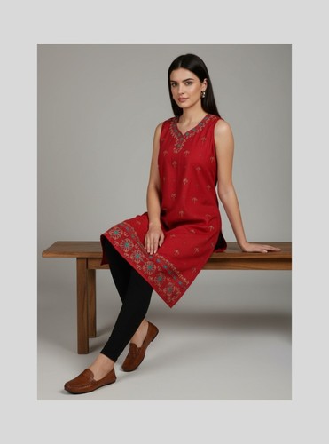 Tunique kurta artisanale - tunique,
