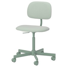 IKEA BLECKBERGET Swivel Office Chair Green 805.223.45 Adjustable Rolling Seat