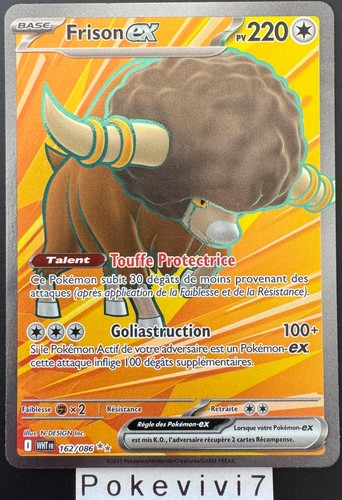 Carte pokemon frison 162 086 - carte, 162/086