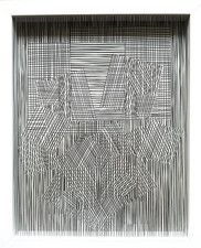 Victor Vasarely - Two overlapping silkscreens, create the kinetic effect - 1978