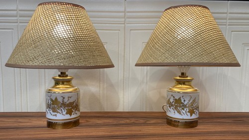 Paire lampes céramique - lampes,