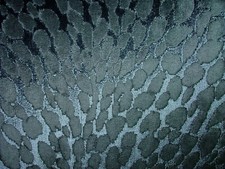 Animal Imprimé Bleu Peluche Poids Lourd Tissu Velours Rideau Tapisserie Coussin