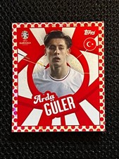 STICKER TOPPS UEFA EURO 2024 ARDA GULER ROOKIE # TUR PTW EURO BORDER PARALLEL