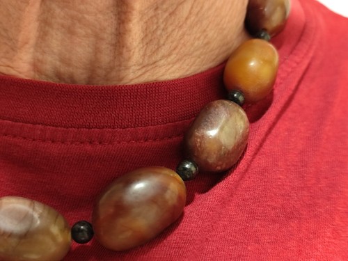 Collier jade 15 - -,