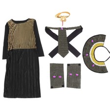  Cleopatra Cosplay Costume Children Halloween Cosplay montrant la tenue de kit