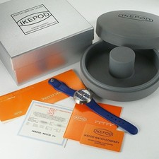 Ikepod Hemipod Chronographe Cunningham HC01 Blanc/Navy Cadran Automatique 44mm