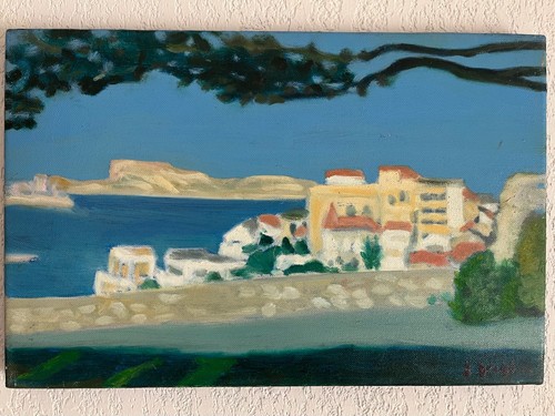 Peinture huile - peinture, à
