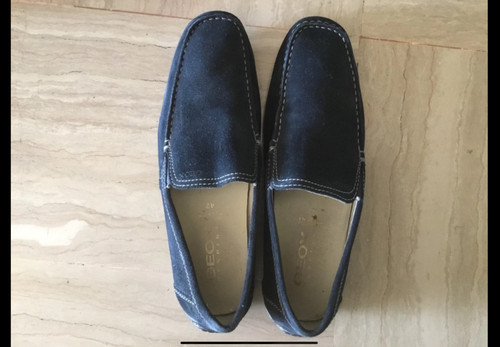 Geox mocassins homme bleu