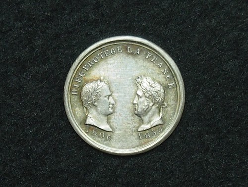 Medaille argent 18mm montagny - argent,