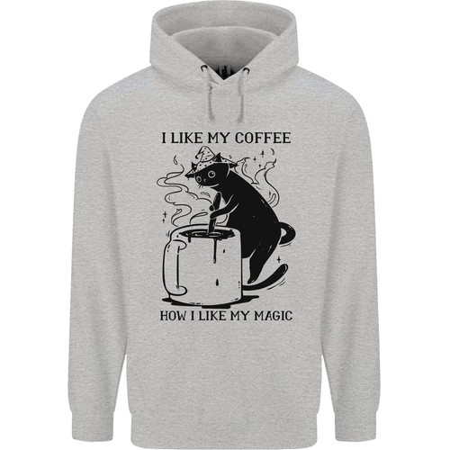 Hoodie noir chat halloween - noir,
