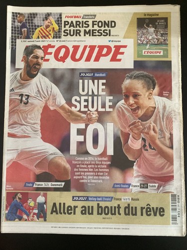 Equipe journal 08 2021 - l'equipe,