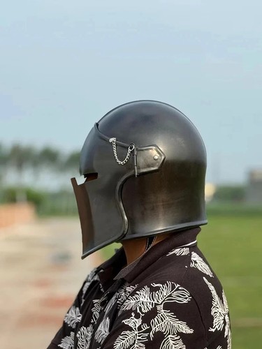 Casque barbuta acier - barbuta, en