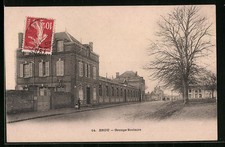 Old postcard Brou, school group 1909 