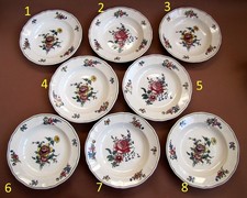 1 Assiette 23 cm décor Vieux