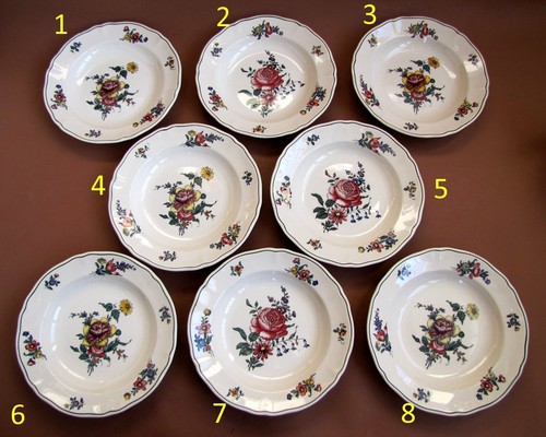 Assiette décor vieux - 1, cm