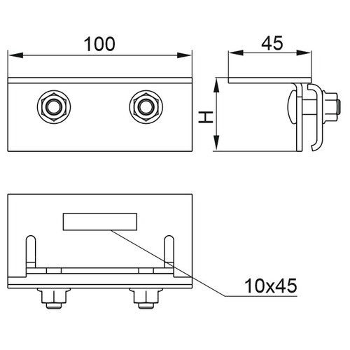 Ubzre32 support tôle avec - ubzre32,
