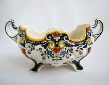 Jardinière décor Rouen en Faïence de Desvres Fourmaintraux