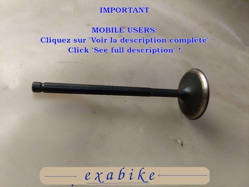 Soupape admission pour - soupape, d'admission