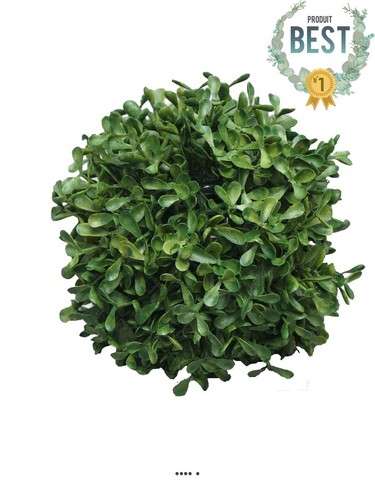Boule buis factice feuilles - boule, de