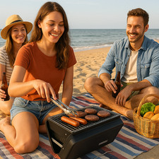 Barbecue de plage portable -