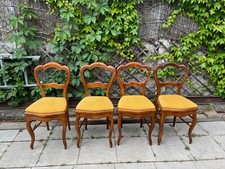 Chaises:lot de 4 chaises louis
