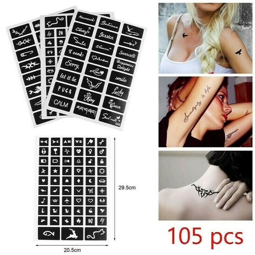 105 pcs pochoirs - pcs, temporaires