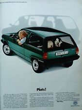 1984 VW Polo hatchback, original advertising Type 86 C