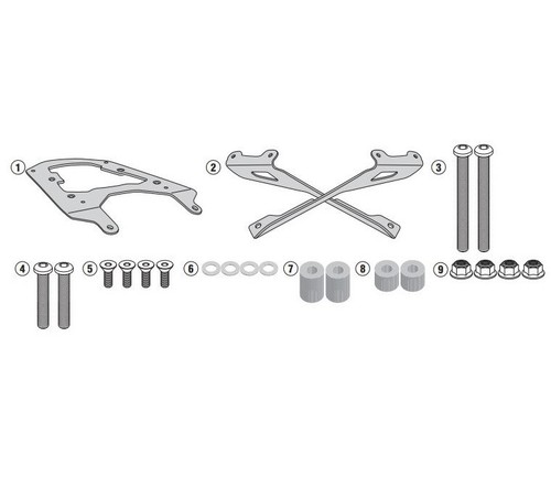 Support bagages givi sr5121 - bagages,