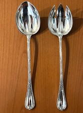 Christofle Rubans Clochettes , couvert De Service À Salade Très Bon État