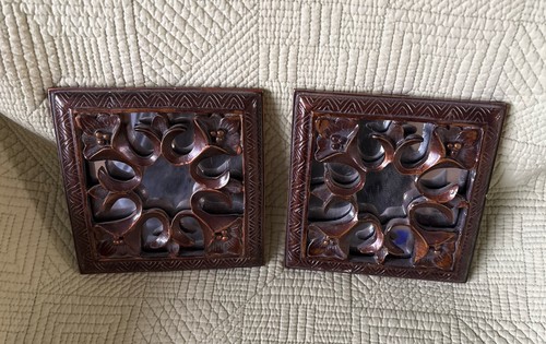 Set bronze color mirrored wall - set,