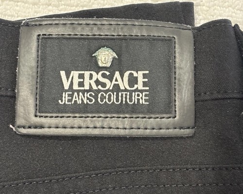 Versace jeans black straight - versace,