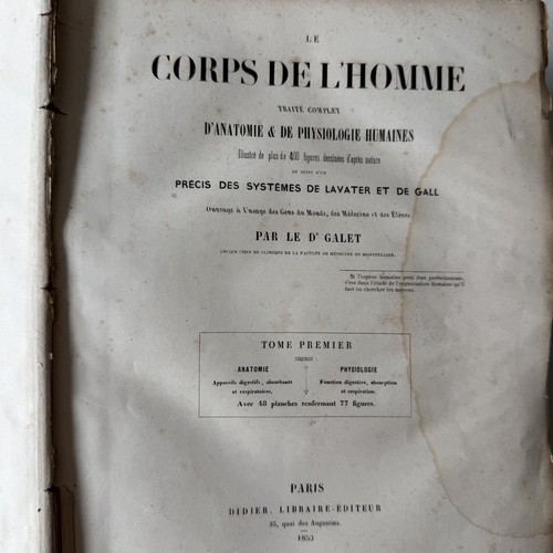 Ouvrage corps l - corps, l'homme