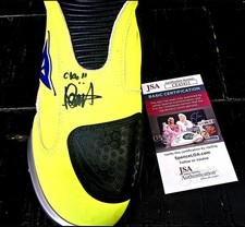 Valentino Rossi Autographed Dainese Race Boot Original Dainese JSA Certified 