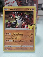 GROUDON HOLO 017/025 POKEMON CELEBRATION 25 YEARS NEW FRENCH