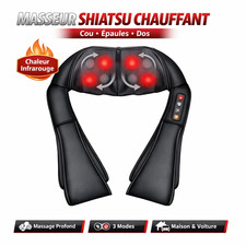 Massage Shiatsu Chauffant Cou