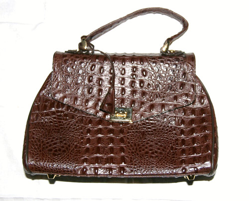 Sac main marron imitation - à,