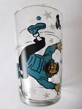 1960 SUPERBE VERRE HADDOCK "glissade" -TINTIN HERGE