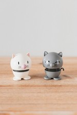 Lot de 2 Chats Figurines Cats