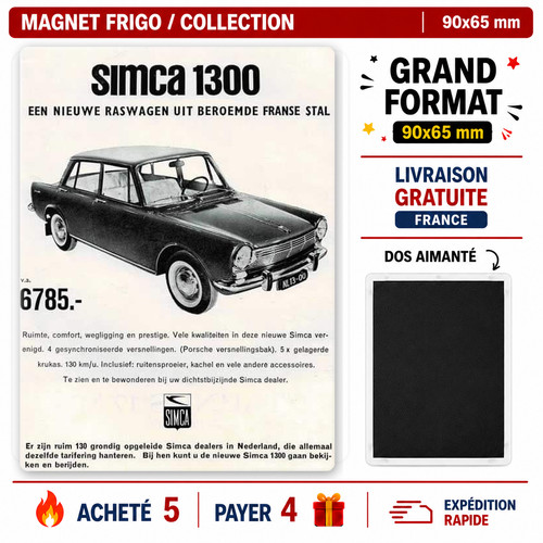 Magnet frigo simca 1300 - magnet,