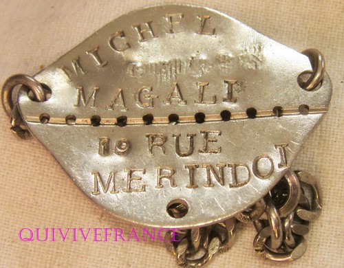 Pid294 plaque identite dog - pid294,